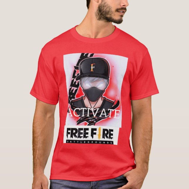 Roliga spel med fri eld t shirt (Framsida)
