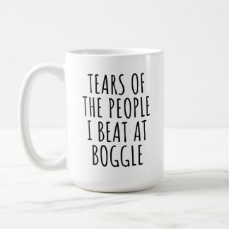 Roliga Spel Tårar Från De Jag Besegrade i Boggle Kaffemugg