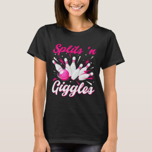 Roliga Splits n skratt bowlinglag Söt bowlare Kvin T Shirt