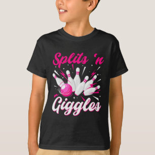 Roliga Splits n skratt bowlinglag söta bowlare kvi T Shirt