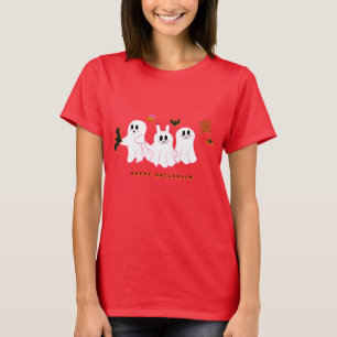 Roliga spöken poserar för en bild Dam-T-Shirt T Shirt
