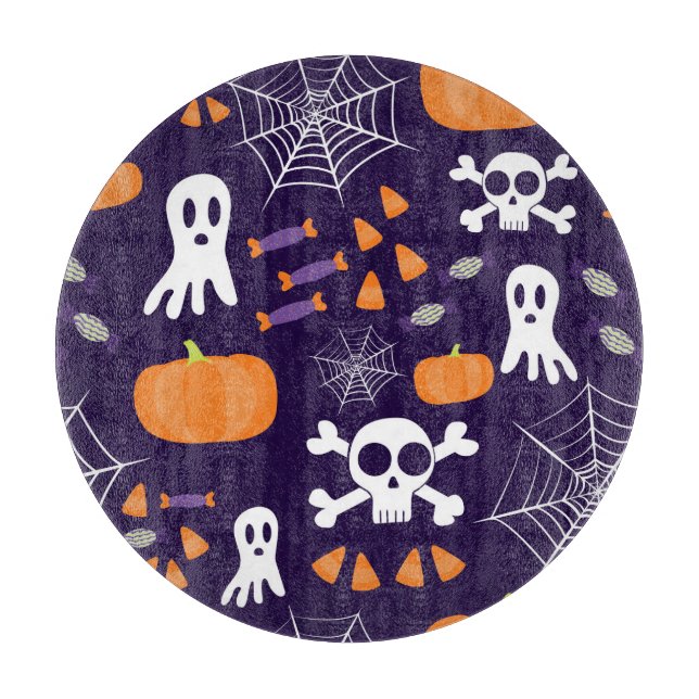 Roliga spöklika Halloweenfigurer (Framsidan)