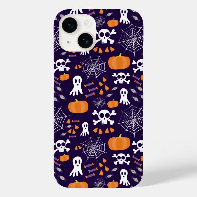 Roliga spöklika Halloweenfigurer (Baksida)