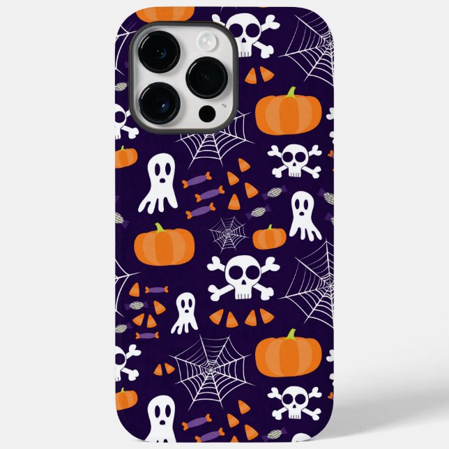 Roliga spöklika Halloweenfigurer (Baksida)