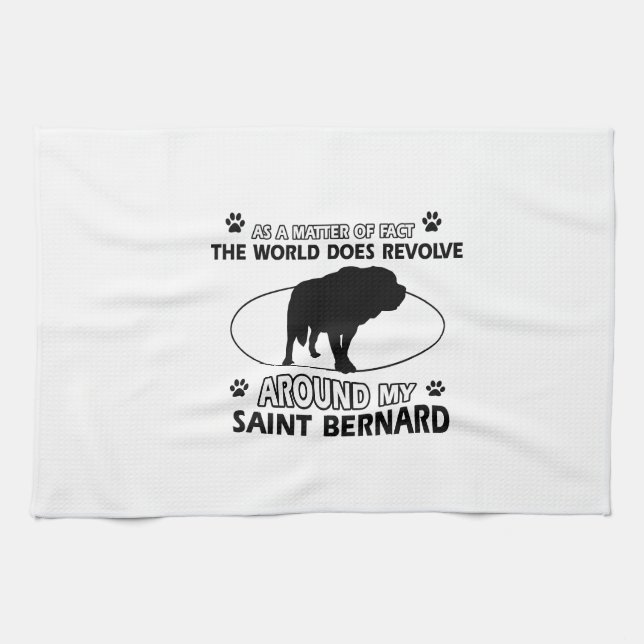 roliga ST BERNARD designer Kökshandduk (Horisontell)