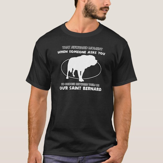 Roliga St Bernard designer Tee (Framsida)