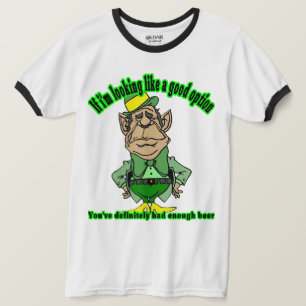 Roliga St. Patrick's Day Leprechaun-alternativ T Shirt