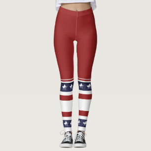 Roliga stjärnarandar slår long kvinnor leggings