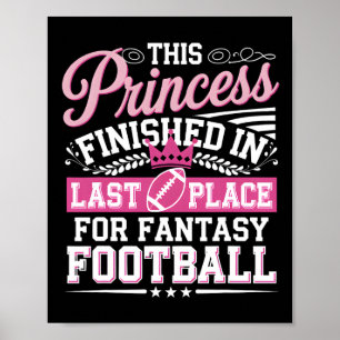 Roliga straff för förlorare i Fantasy Football Poster