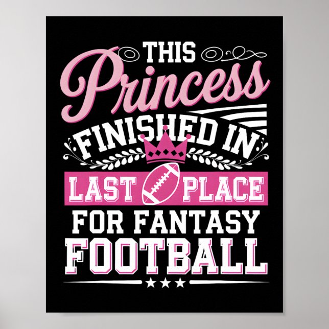 Roliga straff för förlorare i Fantasy Football Poster (Framsidan)