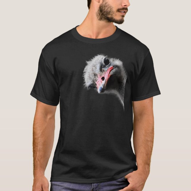 Roliga Strutsälskare Och Emuälskare T Shirt (Framsida)