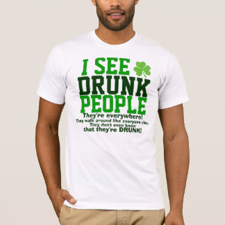 Roliga Sts Patrick dag som dricker humor T Shirt