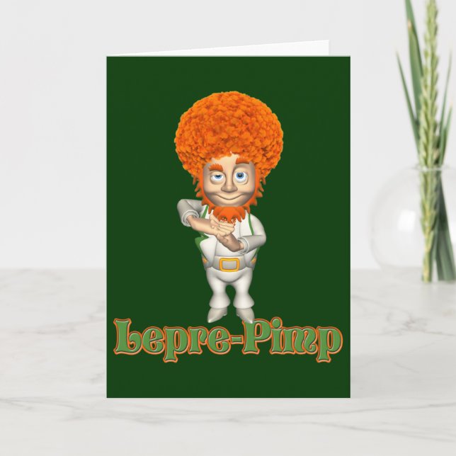 Roliga Sts Patrick dagT-tröja & utrustar Kort (Framsida)