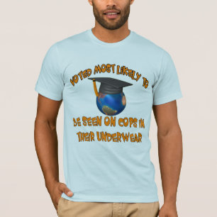 Roliga studentengåvor och T-tröja T-shirt