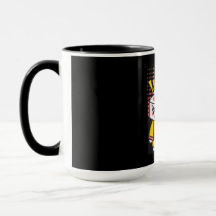 Roliga Sushi Karate Fighters Tecknad Design Mugg