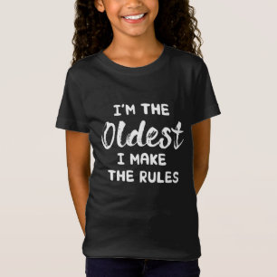 Roliga syskon: Jag är äldst Jag bestämmer T Shirt