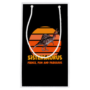 Roliga Systrar Saurus Dino Syster Humor Design