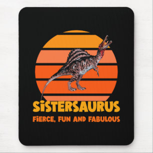 Roliga Systrar Saurus Dino Syster Humor Design Musmatta