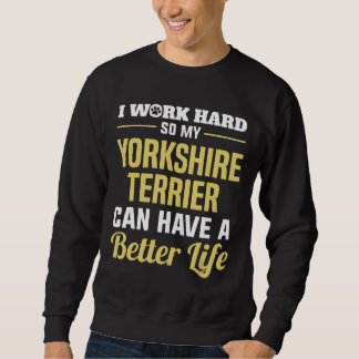 Roliga T-shirts för Yorkshire Terrier hundar Lång Ärmad Tröja