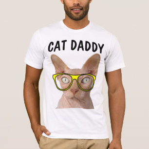 Roliga t-skjortor för KATTPAPPAPAPPA SPHYNX T Shirt
