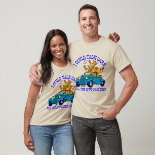 Roliga T-tröja för bilsamtal T-shirt