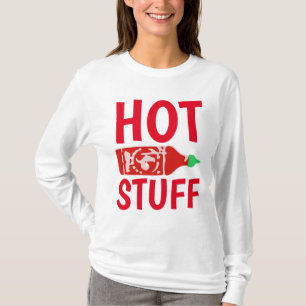 Roliga T-tröja för HETTSAKER T Shirt