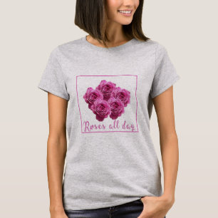 Roliga talesätt om rosor och kärlek t shirt
