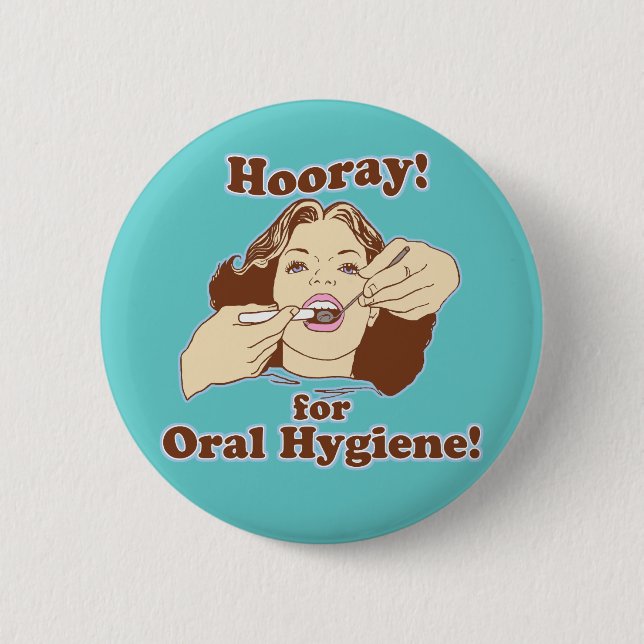 Roliga tandläkare och Hygienists Knapp (Framsida)