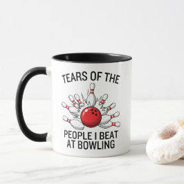 Roliga Tårar Från De Jag Besegrade i Bowling Mugg