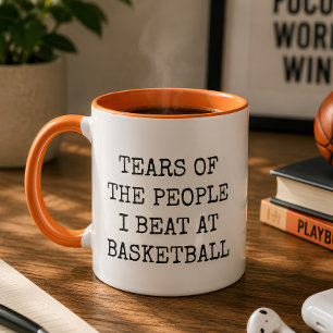 Roliga Tårar Från Människor Jag Besegrade i Basket Mugg
