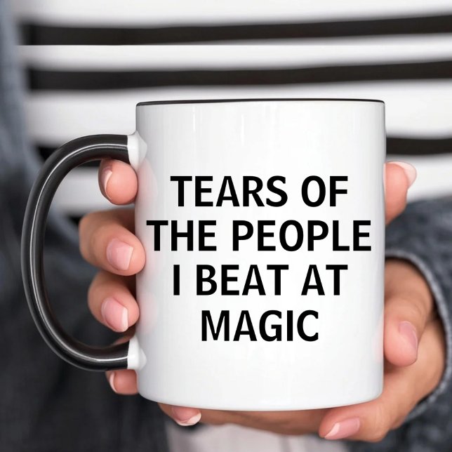 Roliga Tårar Från Människor Jag Besegrade i Magic- Mugg (Skapare uppladdad)