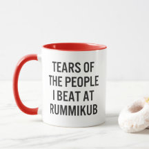 Roliga Tårar Från Människor Jag Besegrade i Rummik
