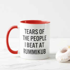 Roliga Tårar Från Människor Jag Besegrade i Rummik Mugg