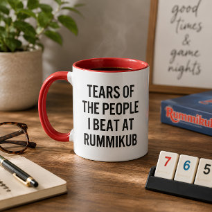 Roliga Tårar Från Människor Jag Besegrade i Rummik Mugg