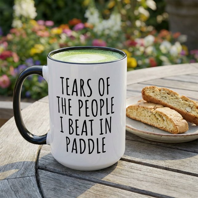 Roliga tårar från människor jag slog i paddling mugg (Skapare uppladdad)