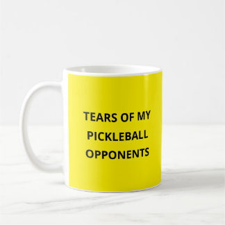 Roliga Tårar från mina Pickleball-motståndare Typo Kaffemugg