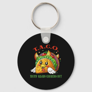 Roliga Tariffer Meme Sarcastic Taco Trump Alltid C Nyckelring