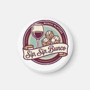 Roliga Tärningar Bunco Vinslott Magnet