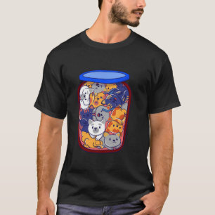 Roliga tassar katt, söt rolig katt Jam Parodi Fami T Shirt