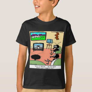 Roliga tecknade bilder på insektsföräldrar t-shirt