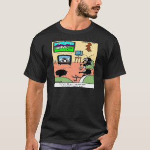 Roliga tecknade bilder på insektsföräldrar t-shirt