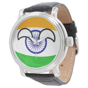 Roliga tendera Geeky Indien Countryball Armbandsur