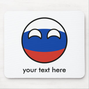 Roliga tendera Geeky Ryssland Countryball Musmatta