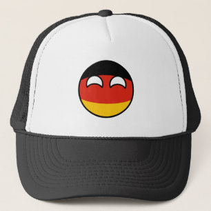 Roliga tendera Geeky tysklanda Countryball Keps