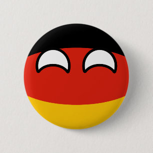 Roliga tendera Geeky tysklanda Countryball Knapp