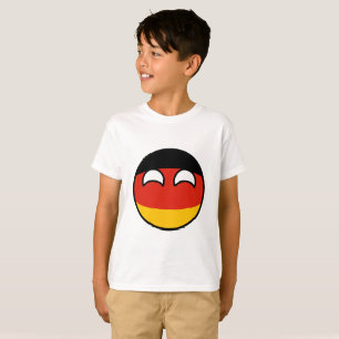Roliga tendera Geeky tysklanda Countryball Tee