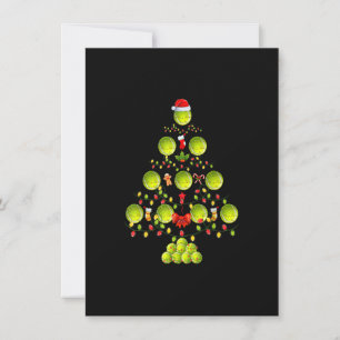 Roliga Tennisboll Julgran Dekorationer Glad Jul Inbjudningar