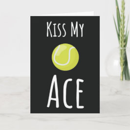 Roliga Tenniskort För Vänners Sporthumor Spelare Kort