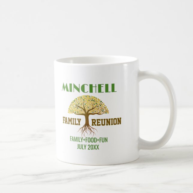 Roliga Tider! Anpassad familjeåterträff Kaffemugg (Höger)