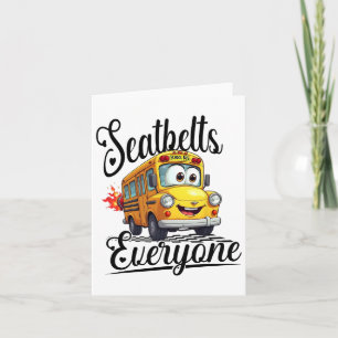 Roliga tillbaka till skolan säkerhetsbälten alla b kort